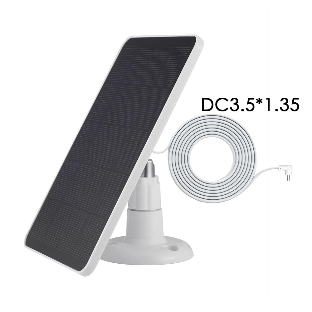Panele słoneczne, ładowarka do kamery monitoringu IP 20 W z 3-metrowym przewodem ładującym Panel słoneczny IP65 Uchwyt montażu na ścianie Pierścień Reflektor kamery/kamera typu Stick Up