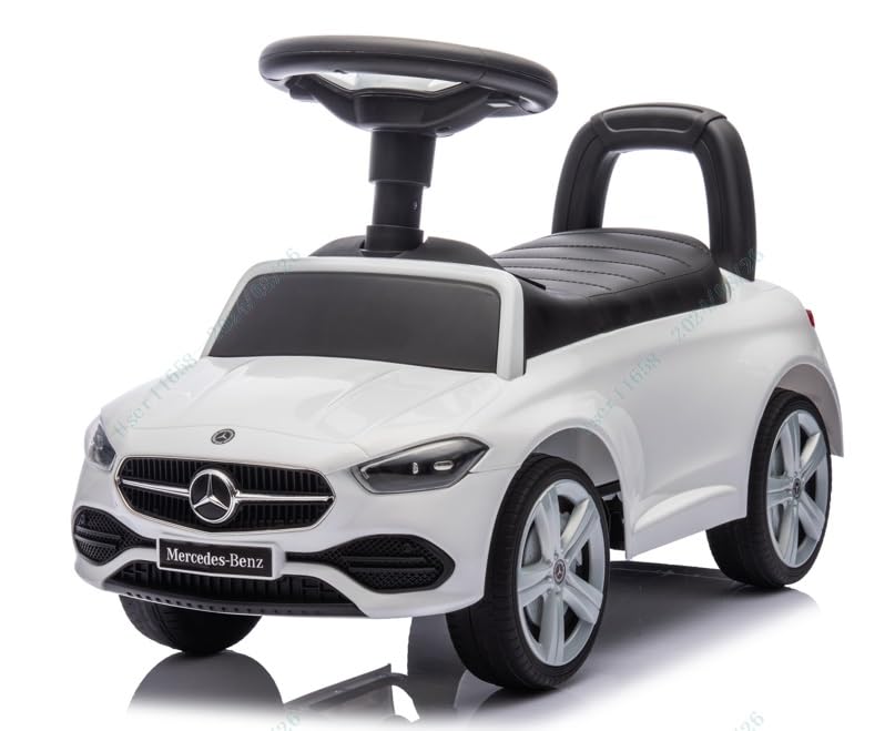 COSTWAY Coche Correpasillos para Niños, Coche Deslizante Infantil con Volante y Sonido de Motor, Almacenamiento Bajo el Asiento, Correposillos para Niños de 12 a 36 Meses (Blanco)