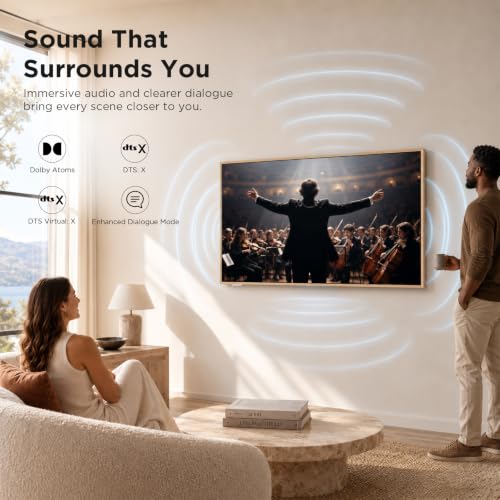 TCL 55" NXTVISION Series Picture Frame TV, Google Smart TV QLED 4K, 55A300W - image 9