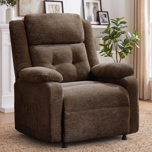 Korser Oversized Chenille Power Recliner