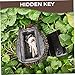 Spare Key Hider Hedgehog-shaped Hide A Key Resin Hidden Holder Weather Resistant 4.5x3.2x2.8in Decorative Hider for Outdoor Yard Garden Home Tools