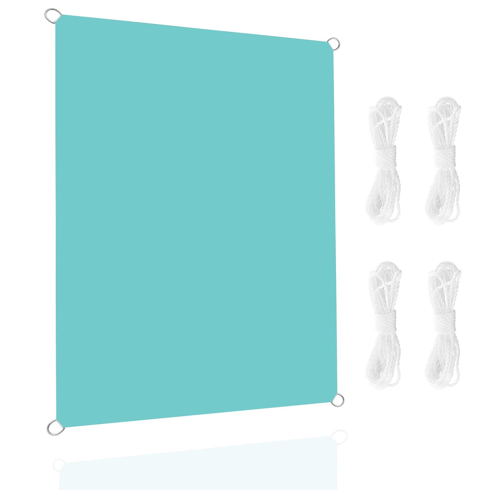 Voile d'ombrage contre la chaleur et la pluie grande toile imperméable 2x4
