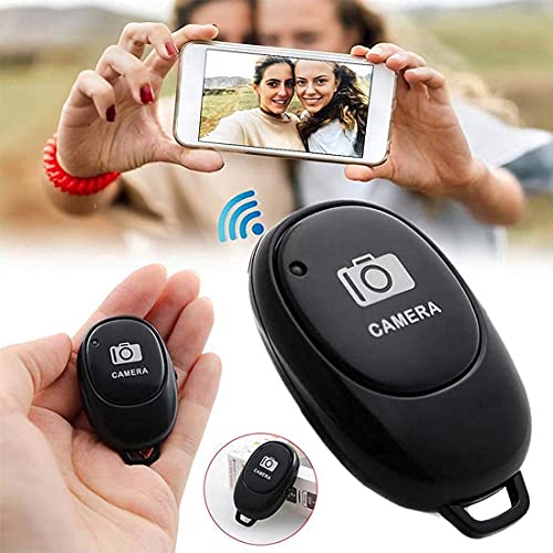Ravs Wireless Bluetooth Camera Shutter Remote Control Clicker for Smartphones - Create Amazing Photos and Selfies - Compatible with All iOS and Android Devices with Bluetooth (2 Pack)
