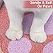 Unicorn Catcher Cat Litter Mat Quality Litter Box Mat Large Non-Slip Cat Litter Mat Litter Trapping Mat Soft Kitty Litter Mat Cute Cat Food Mat Cat Products Easy to Clean