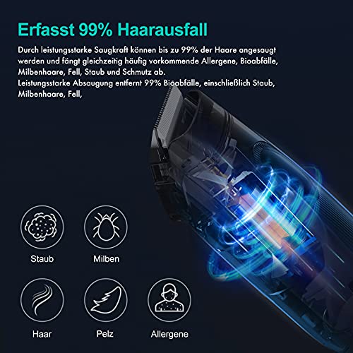Neabot Neakasa P1 Pro Hundeschermaschine mit Tierhaar Staubsauger 13000 Pa Haustierpflegeset, leise Schermaschine Hund Katze Tierhaarschneidemaschine Tierhaarentferner, 5 bewährten Pflegewerkzeugen