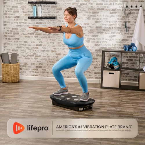 Lifepro Rumblex LP-RMXPLS-BLK Máquina de Ejercicio Plataforma Vibratoria 4D con 7 Modos de Entrenamiento miniatura 6