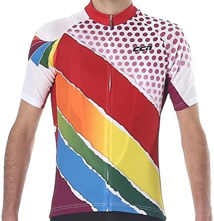 CCN JSS048 Short Sleeve Cycling Men's Jersey, XYLITOL Natural Cool ,Race Cut for Professional Biker