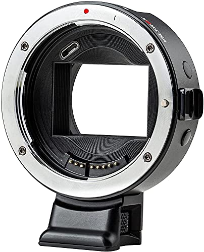 E-Mount Adapter Ef-E5 Auto-Focus Oled Display Lens Converter Compatible With Eos Ef/Ef-S Lens To Sony E Mount Camera A7/A7R/A7S/A7M/A6500/A6400/A6000 #TOP1