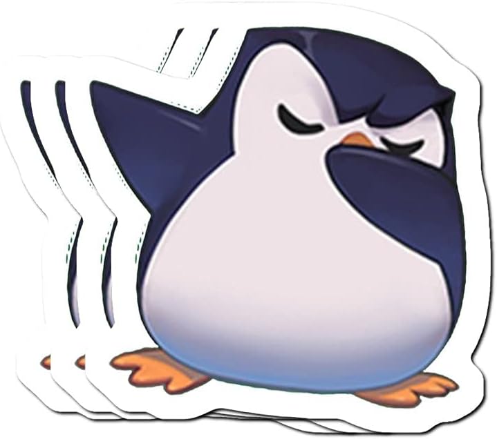 DAB Penguin - League of Legends Stickers (3 Pcs/Pack)