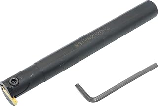 3/4" Internal Grooving Tool MGIVR2520-3 Boring Bar Lathe Turning Tool Holder 20mm Shank Grooving Cut-Off Cutter with 1PCS MGMN300 (3mm Width) Carbide Inserts for Metal CNC Machine Tools
