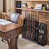 Amazon.com: ikkle Gun Rack Floor Rifle Racks with Pistol Rack, Indoor ...