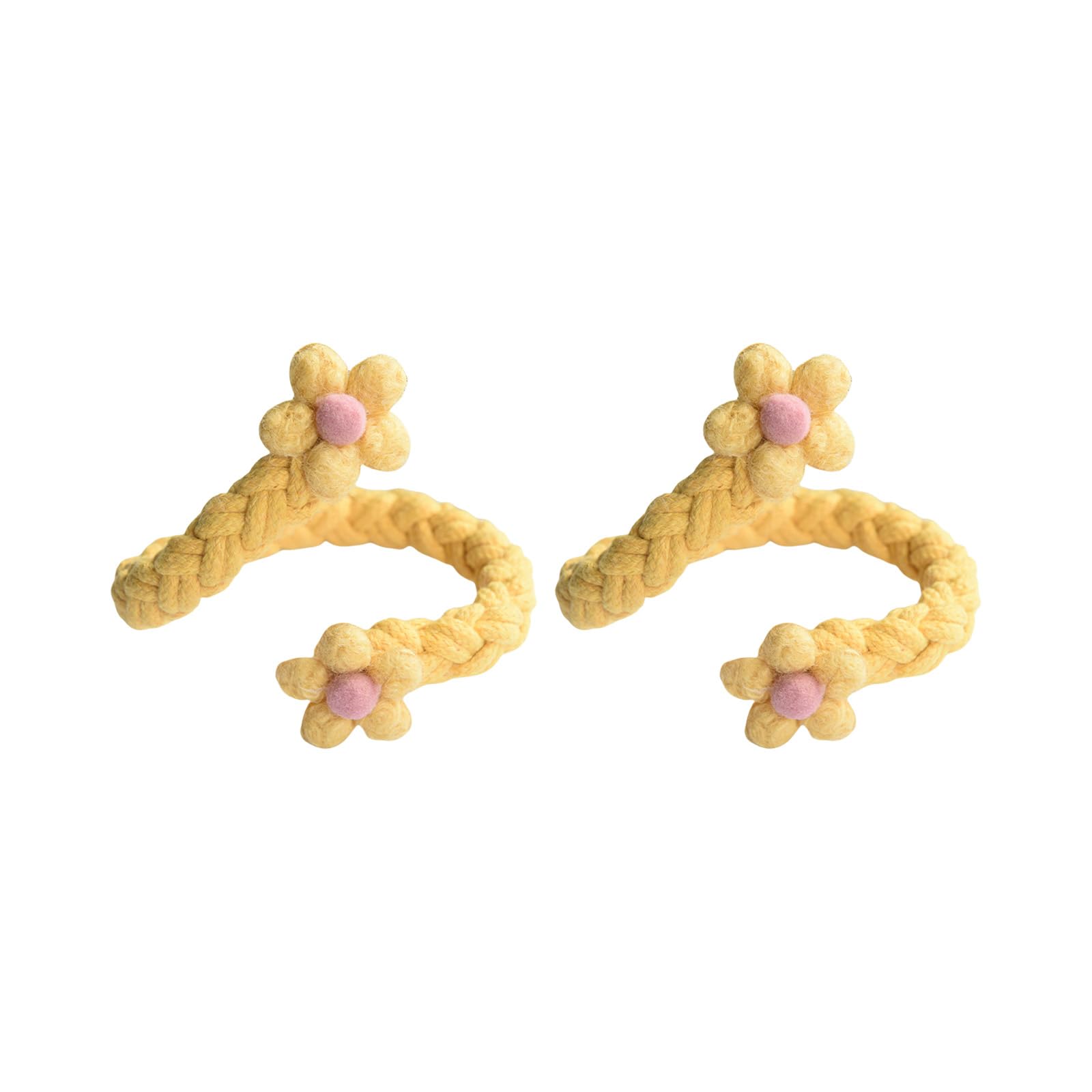 Drape Tieback Holders Curtain Tiebacks Flower Buckles Clips Decorative Curtains Holdbacks for Home Decors Tiebacks for Drapes