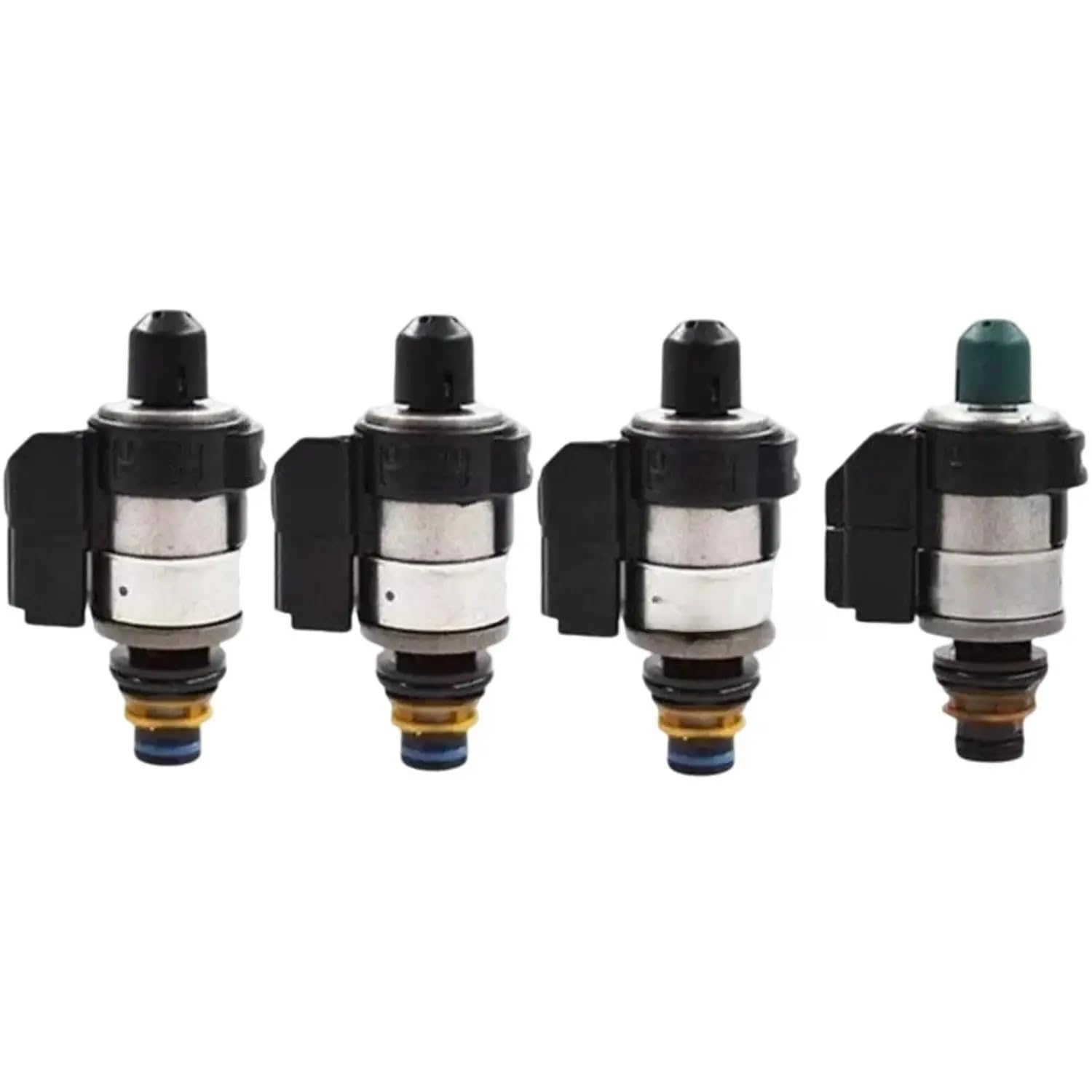 Dgoingpi One Color 4Pcs 2202271098 A220227109 722.8 Transmission Solenoid Fit For Mercedes Fit For Benz 7 Speed W169 A Class W245 B Clas Transmission Valve Body Solenoid Gearbox Valve Bod