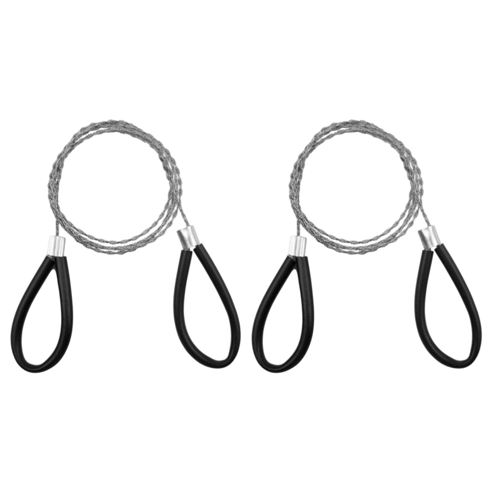 2Pcs Steel Wire Handsaw, Multi-Purpose Manual Tool for Woodworking, Metal & Cutting, Home Improvement & Outdoor Applications Steel Cutting Tool