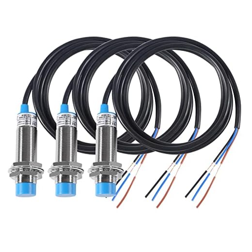 3Pcs LJ18A3-8-Z/BX NPN NO Inductive Proximity Sensor Switch Detector 8mm Detecting Distance DC 6-36V M18 Approach Switch 300mA 3 Wire LJ18A3-8-Z/BX for 3D Printer Probe Bed Leveling, MCU Board