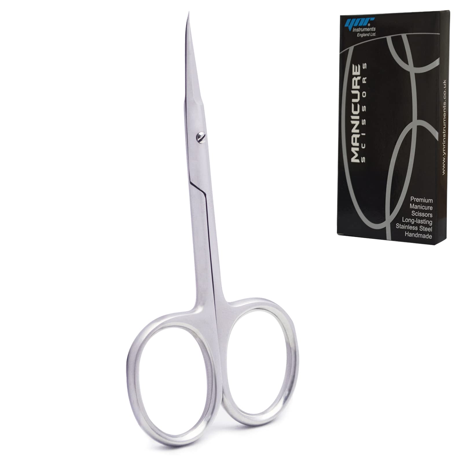 Nail Scissors Professional Cuticle Scissors Extra Strong Straight Curved Manicure Nail Art Scissors (CS-02)