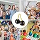 2 Paar Kashaka Aslatua Shaker Afrikanische Traditionelle Handpercussion Klassisch Rhythmic Ball für Kinder Erwachsene Partys und Musikunterricht