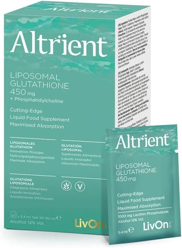 Soskakiist Altrient by LivOn Labs Liposomal Setria Lypo-Spheric Glutathione GSH, 30 Bags