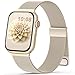 Ersatzarmband Kompatibel mit Apple Watch Armband 40mm 41mm 42mm 44mm 38mm 45mm 46mm 49 Damen Herren Einstellbar Magnetisch Metall Edelstahl Armbänder für iWatch SE Ultra Series 11 10 9 8 7 6 5 4 3 2 1
