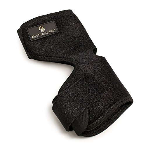 Neopromedical Ankle Support Neoprene Breathable Brace For Sprained Ankle – Black Color, One Size #TOP4