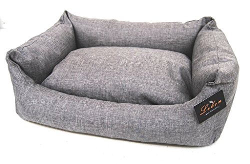 Lebon Hundebett Mino 80 x 55 cm grau