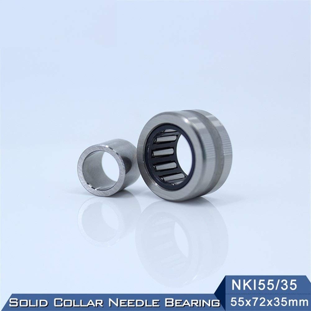 NKI55/35 rodamiento de Agujas 55x72x35mm rodamientos de Agujas de Cuello sólido con Anillo Interior NKI 55/35 rodamiento