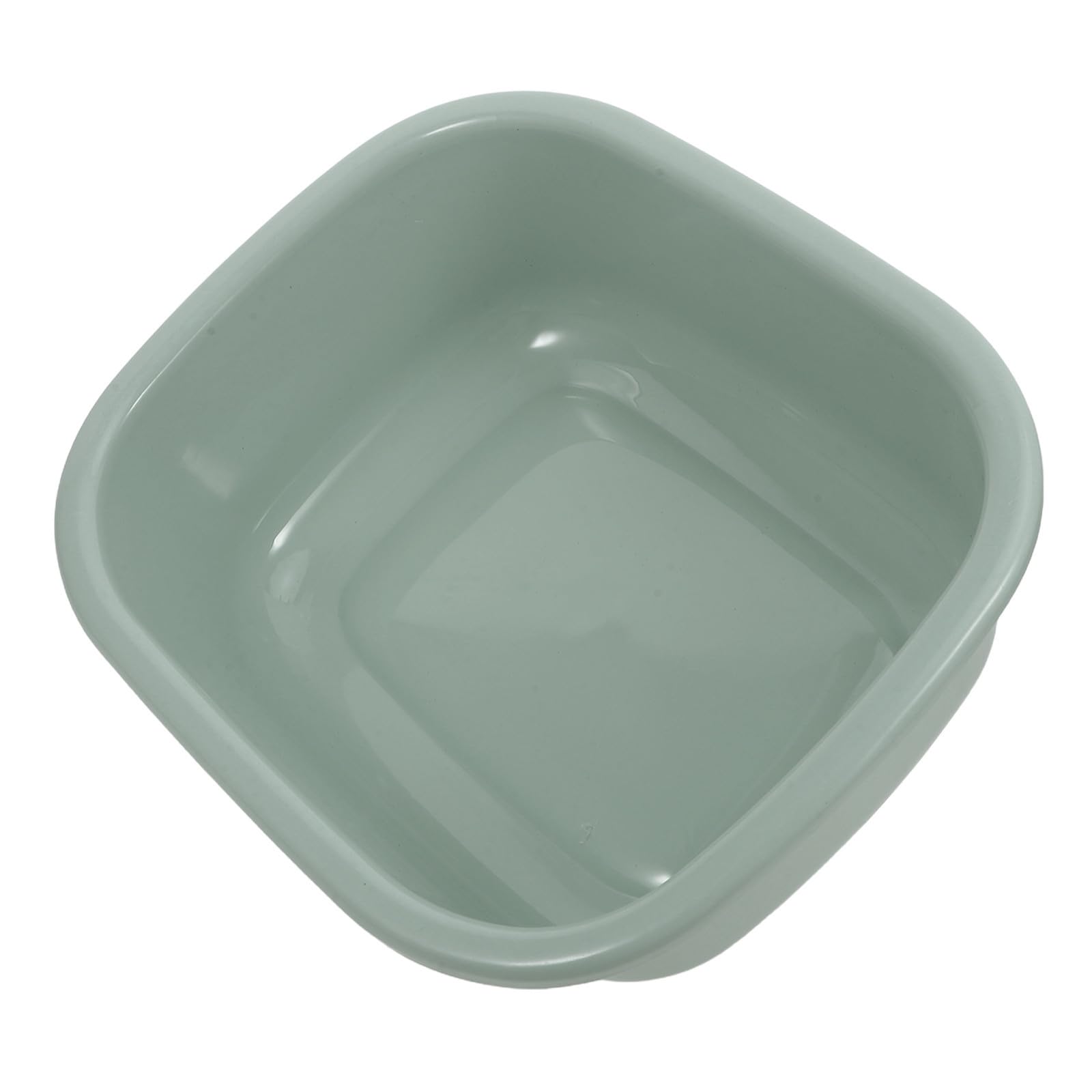 Lavabo rectangular portátil de fácil mantenimiento con diseño elegante de plástico