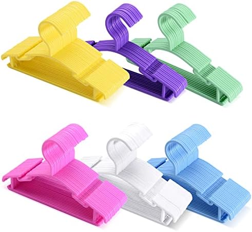 Baby Clothes Hangers, Plastic Toddler Clothes Rack, Baby Hangers for Closet, Children's Clothing Organizer 100 Pieces-Color Mixing