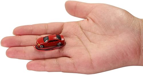 Miniatura 3 de EC150 12pcs 1:150 N Escala Modelo Iluminado Coches (Color Aleatorio) con 12V LED para Diseño de Edificios Nuevo