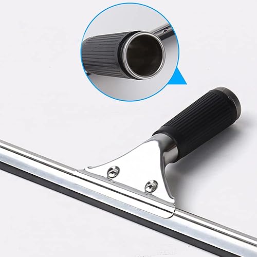 Miniatura 4 de Escobilla de vidrio negra de 14 pulgadas para limpieza de ventanas, herramienta de limpieza de hogar multiusos para parabrisas de automóvil, espejo,