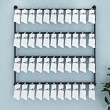 Socken-Aufbewahrungs-Organizer, Schlüsselanhänger-Präsentationsständer, Metall-Schmuck-Organizer für Halsketten, Ohrringe und Spielzeug-Schlüsselanhänger, platzsparende Hakenregale für Ausstellungen