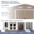 Kullavik 10FT x 8FT Outdoor Storage Shed with Window and Lockable Doors,Waterproof Metal Garden Tool Shed,Galvanized Steel shed for Backyard,Garden,Patio