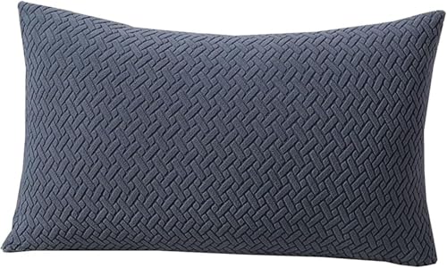 Housse de coussin en coton de qualité supérieure, maille élastique et douce