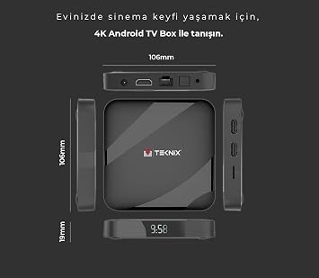 4K Android TV Box — Akıllı Ev Eğlencesi
