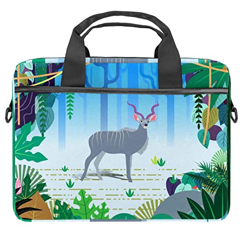 Sac ordinateur portable 14 pouces sacoche bandoulière housse PC Anima