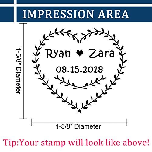 Custom Stamps Return Address Stamp-Personalized Wedding Stamp, Use In Return Address,Wedding Invitations, Save The Dates, Rsvp Cards #TOP4