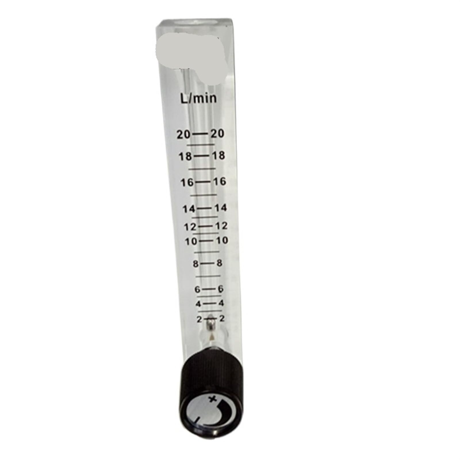 1-5 l/min, 0-10 l/min, 1-15 l/min, przepływomierz powietrza, wskaźnik przepływu gazu z zaworem sterującym do przepływu koncentratora tlenu, regulowany (1-15 lpm)