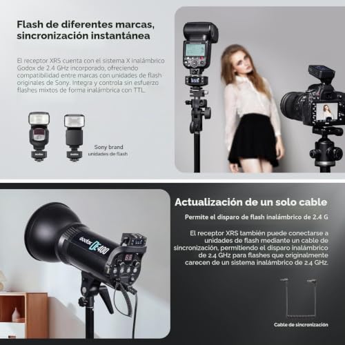Receptor inalámbrico Godox XR-S para flash Sony: soluciona cables sueltos 3
