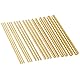 Glarks 18Pcs Messing Solid Round Rod Drehstange Bar Stock Sortiert für DIY Handwerkswerkzeug, Durchmesser 2.5-8mm Länge 100mm