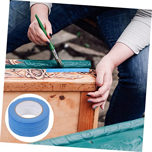 9 Rolos Fita adesiva fita para pintura tinta azul fita colorida pintar fita magnética fita de pintur