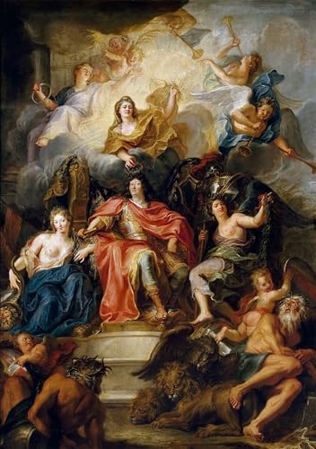 Affiche de Arts la Glorification de Louis XIV pour Habiller un Grand Mur