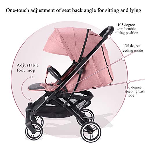 Baby kinderwagen, Kinderwagen 3 in 1, High land-scape Fashion Carriage Europees design Pram, reiswieg Kinderwagen… - Afbeelding 5