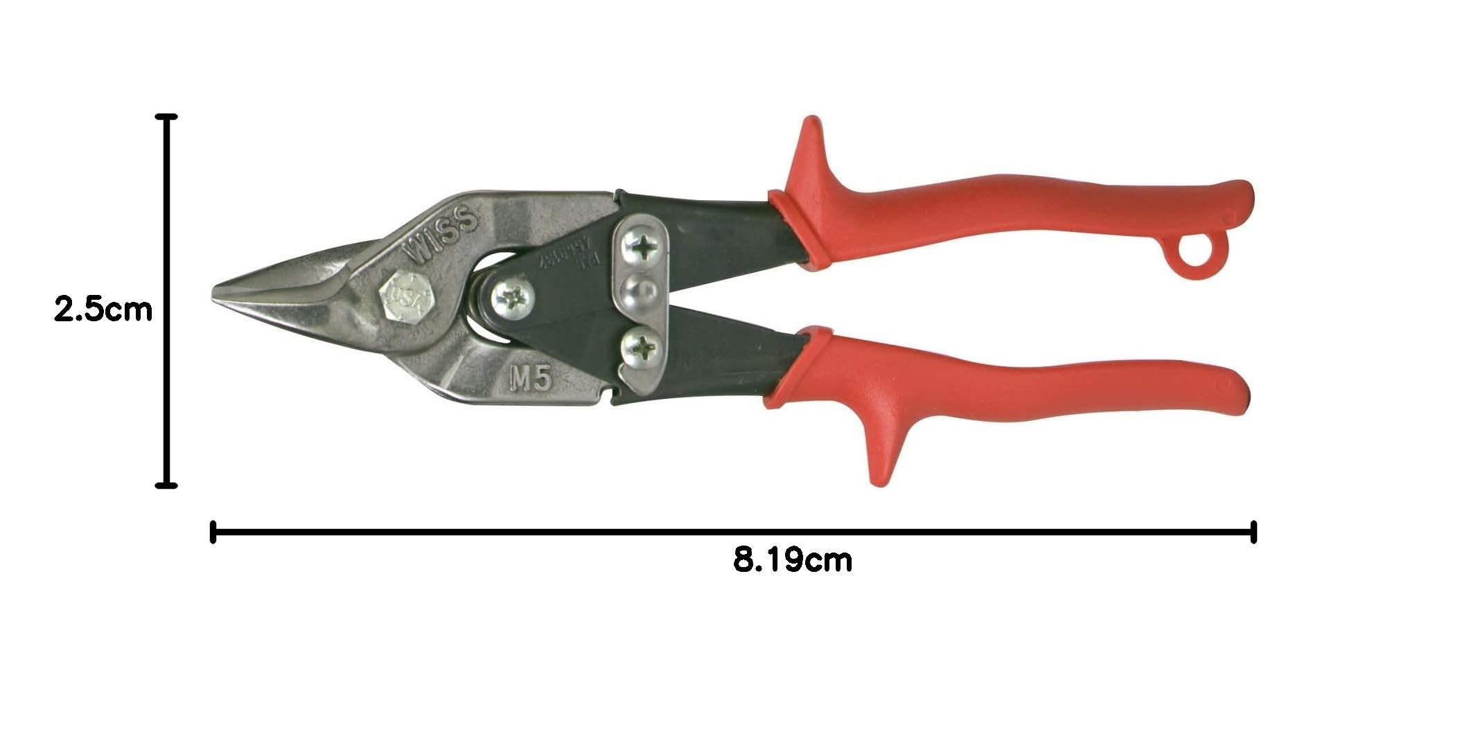 Wiss M5R Tijera Bulldog MetalMaster® para Calibre 16/1.6mm Boja en Carbono, Acero Rolado, 234mm