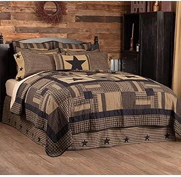 VHC Brands Check Star Quilt Set - Thumbnail 2