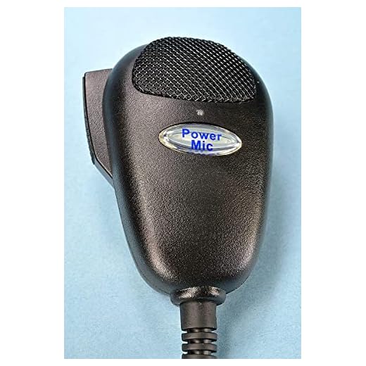 CB Amplified Loud Power Microphone for 6 Pin President and Unidn CB Radios