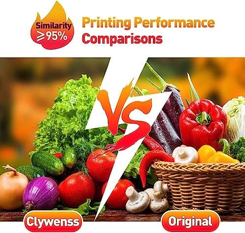 Clywenss 405XL Ink Cartridges Compatible with Epson 405 XL Multipack for WorkForce Pro WF-4820 WF-3820 WF-7310 WF-7830 WF-7840 WF-4830 WF4820 WF3820 WF7310 WF7830 WF7840 WF4830 Printer, 5-Pack