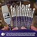 Silver Brush Limited 8812S Silver Silk Dagger Striper Brush for Watercolor, Gouache, and Acrylic Paint, Size 1/2 Inch, Short Handle