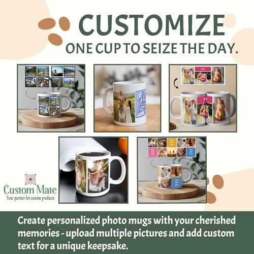 Taza personalizada de cerámica 11 oz 8 diseños miniatura 4