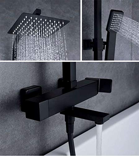 Barra de baño y ducha Imex Fiyi negro BDF016-B-NG