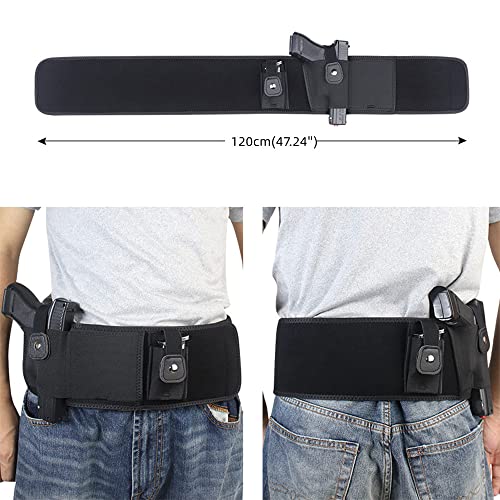 Vdones Belly Band Gun Holster For Concealed Carrying Pistol Holster Waist Gun Holsters For Pistol With Mag Pouch #TOP3